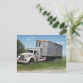 野外はがきの中のトラック ポストカード (スタンド正面)