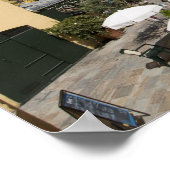 野外カフェ，場所デレヴェチェ，グラース， ポスター (角)