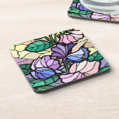 野外コースターのステイングラスリリー コースター (左側)