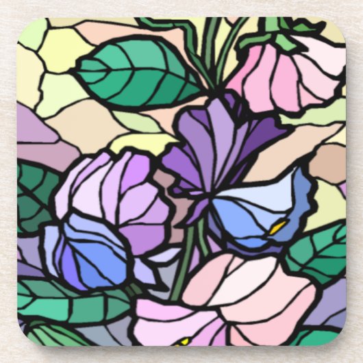 野外コースターのステイングラスリリー コースター (正面)