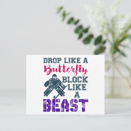 野外ホッケー獣のようなゴアリー・ブロック ポストカード (スタンド正面)