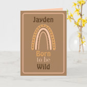 野外生まれに折り畳んだグリーティングカード カード (黄色い花)