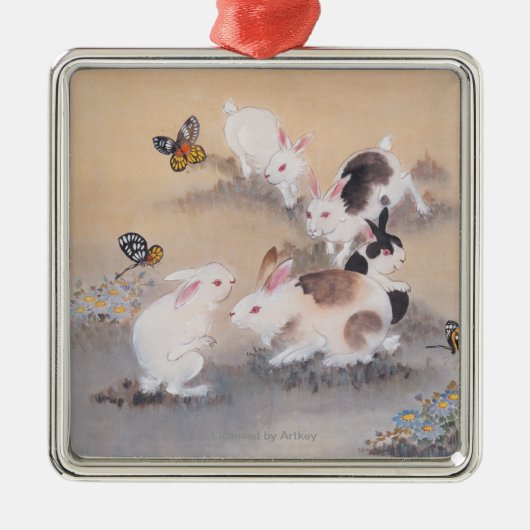 野外研究活動 メタルオーナメント (正面)