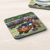 野外読園猫 コースター (左側)