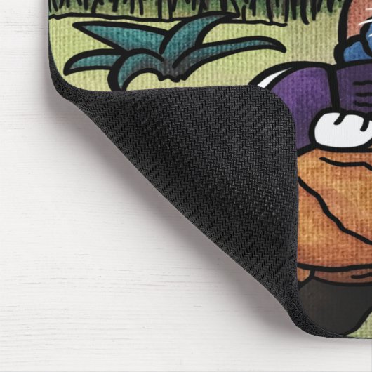 野外読園猫 マウスパッド (コーナー)