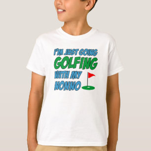 野孫でゴルフにイタリアン行く Tシャツ