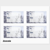 野尻湖ギフトラベルシール 長方形シール (シート)