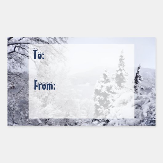 野尻湖ギフトラベルシール 長方形シール (正面)
