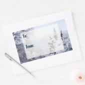 野尻湖ギフトラベルシール 長方形シール (封筒)