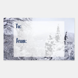 野尻湖ギフトラベルシール 長方形シール