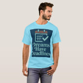 「野心とカレンダーの出会い Tシャツ (正面フル)