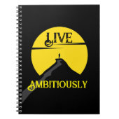野心に満ちたノートで暮らす ノートブック (正面)