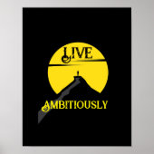 野心に満ちたポスターを描く ポスター (正面)