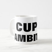 野心のコップ コーヒーマグカップ (正面左)