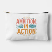「野心の行動」 やる気を起こさせる - Empowe アクセサリーポーチ (正面)