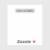 野心はっきりした先見性の起業家精神 シール (シート)