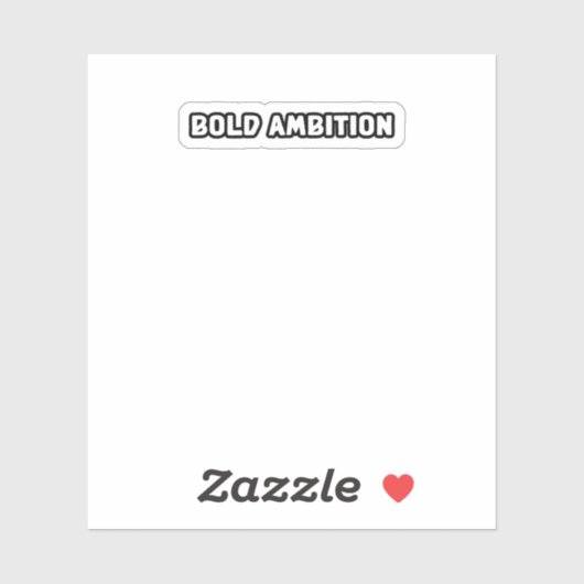 野心はっきりした先見性の起業家精神 シール (シート)