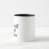 野心コーヒーマミニマルグやる気を起こさせるカップ マグカップ (中央)