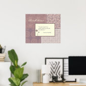 野心引用文ポスターのカスタマイズ ポスター (ホームオフィス)