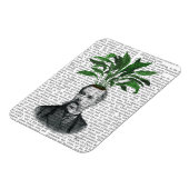 野心性頭部植物ヘッド マグネット (左側)