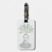 野心性頭部植物ヘッド ラゲッジタグ (裏面縦)