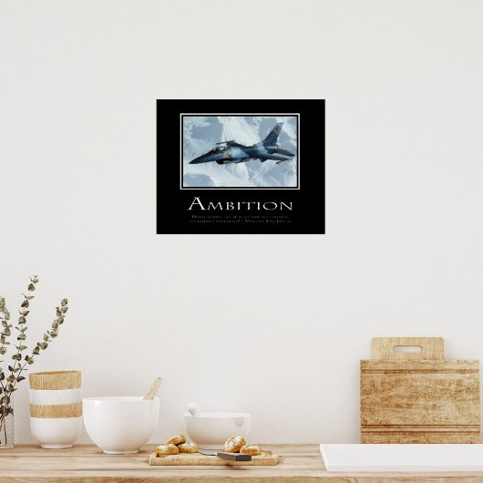 野心 ポスター (キッチン)