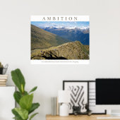野心 ポスター (ホームオフィス)