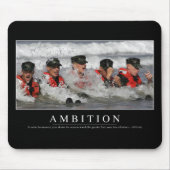 野心：感動的引用文 マウスパッド (正面)