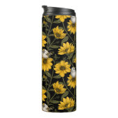 野性ヒマワリと金山鳥/黄色 タンブラー (回転右)
