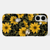 野性ヒマワリと金山鳥/黄色 Case-Mate iPhoneケース (裏面 (横))