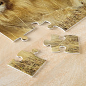 野性生物のパズルライオン ジグソーパズル (側面)