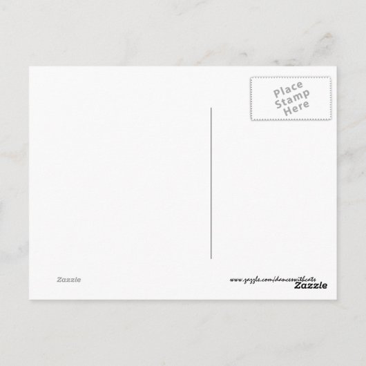 野性生物のミシシッピーの灰色のリスの郵便はがき ポストカード (裏面)