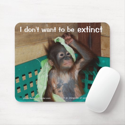 野性生物の保存のPoutyのベビー マウスパッド (マウス)