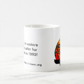 野性生物の調査チームのロゴのマグ コーヒーマグカップ (中央)