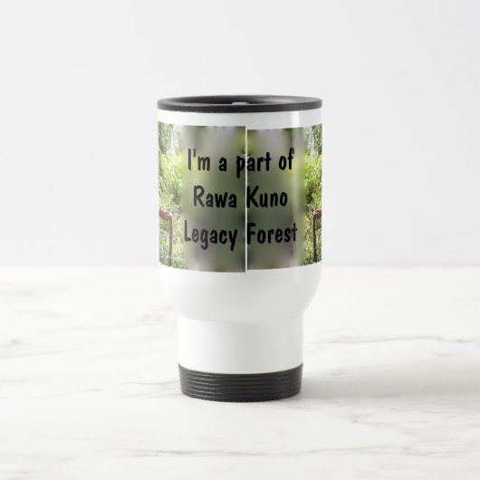 野性生物の雨林の保存の遺産 トラベルマグ (中央)