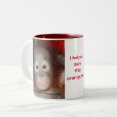 野性生物の雨林の慈善 ツートーンマグカップ (正面左)