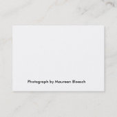 野性生物のrehabilitator 名刺 (裏面)