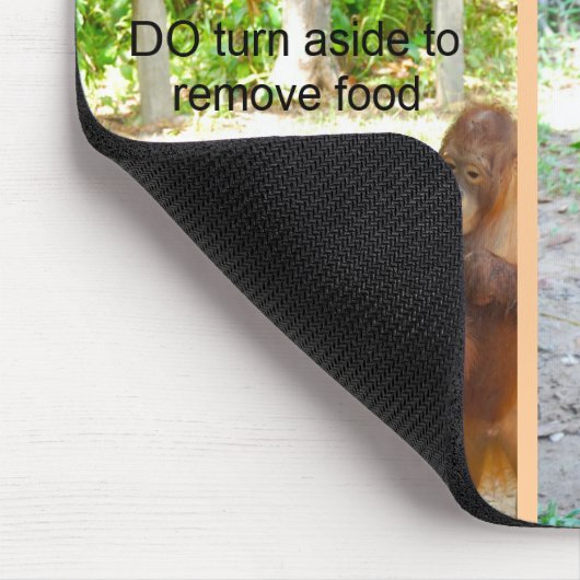 野性生物または人々のためのエチケットそして方法 マウスパッド (コーナー)