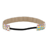 野性生物動物パターン アスレチックヘッドバンド (裏面)