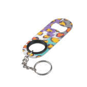 野性生物動物パターン キーホルダー栓抜き (裏面アングル)