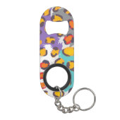 野性生物動物パターン キーホルダー栓抜き (裏面)