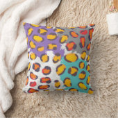 野性生物動物パターン クッション (ブランケット)