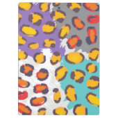 野性生物動物パターン クリップボード (裏面)