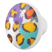 野性生物動物パターン セラミックノブ (右)