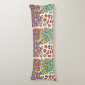 野性生物動物パターン ボディピロー (正面縦)