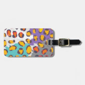 野性生物動物パターン ラゲッジタグ (正面横)