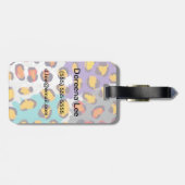 野性生物動物パターン ラゲッジタグ (裏面横)