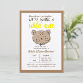 野性素朴の熊の冒険は黄色く始まる 招待状 (スタンド正面)