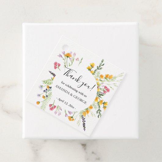 野感謝してい花メッセージカード フェイバータグ (インサイチュ)