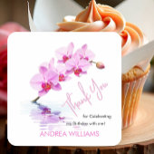 野感謝してい蘭50誕生日 スクエアシール